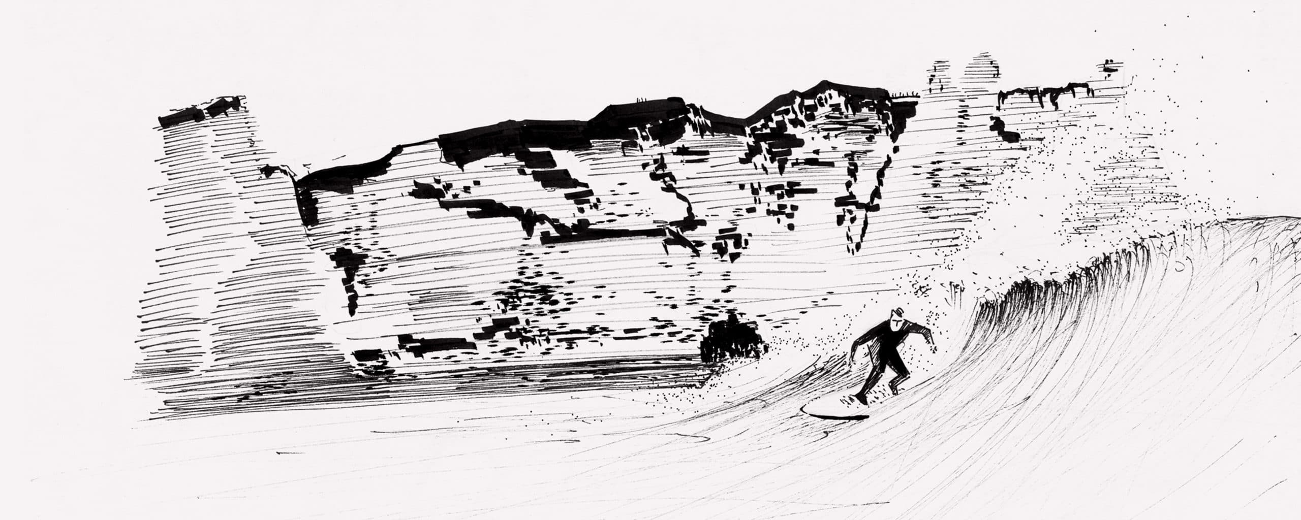 Illustration Surf cote